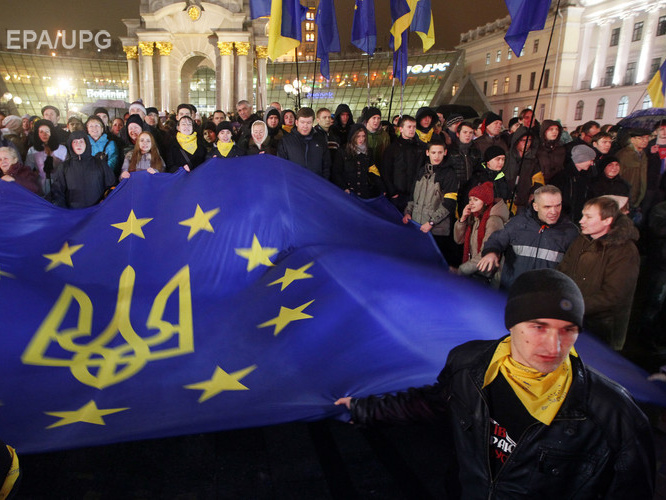 Соцопрос: за вступление в ЕС – 57% украинцев, в НАТО – 43%
