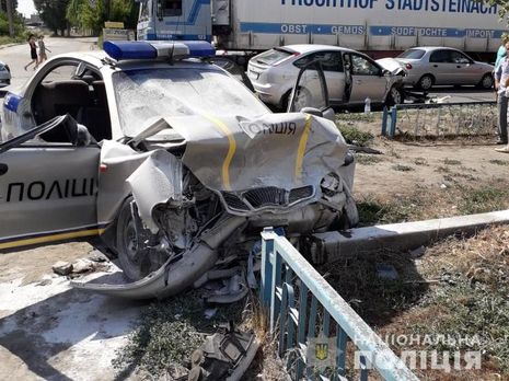 В Харьковской области в результате ДТП пострадали шесть человек, в том числе двое полицейских