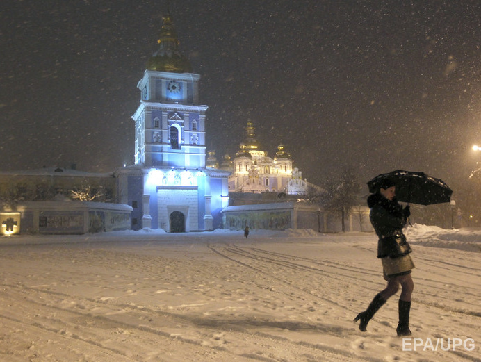 В Киеве сегодня ожидается снегопад