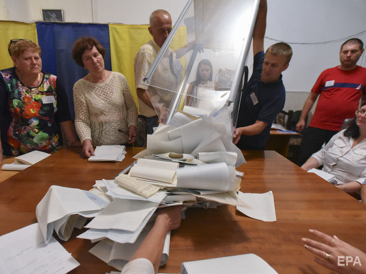 ЦИК Украины обработал 7,2% электронных протоколов голосования по многомандатному общегосударственному округу, лидирует "Слуга народа"