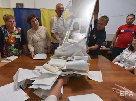 ЦИК Украины обработал 7,2% электронных протоколов голосования по многомандатному общегосударственному округу, лидирует 
