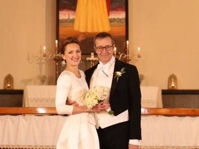 Президент Эстонии Ильвес женился на сотруднице минобороны Латвии Купце