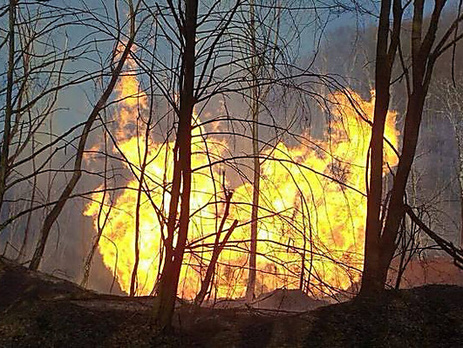 Нацполиция: Причиной взрыва газопровода в Закарпатье стало проседание грунта