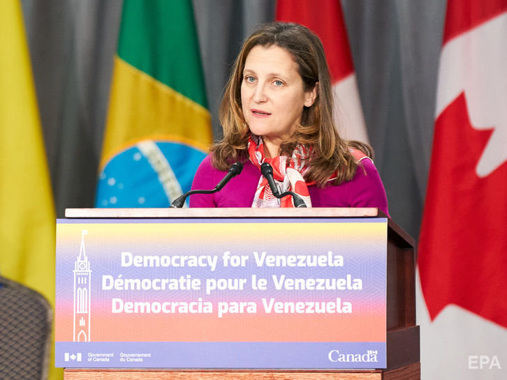 Фриланд: Канада поздравляет народ Украины с реализацией демократических прав на парламентских выборах