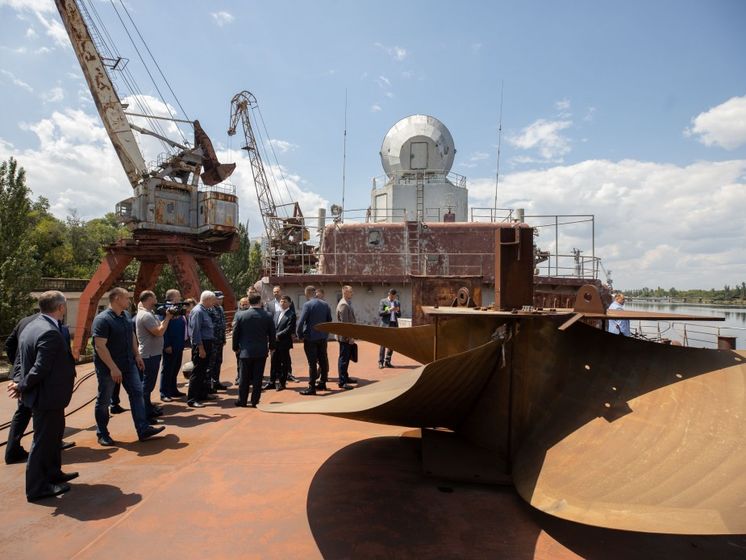 ﻿Після візиту Зеленського робітникам Миколаївського суднобудівного заводу погасили борги із зарплати – "Укроборонпром"