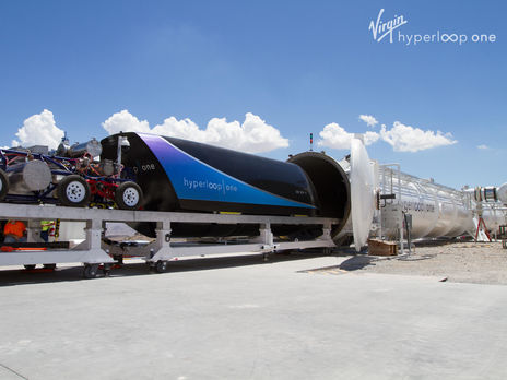 Virgin Hyperloop One має тестову трасу в пустелі Невада