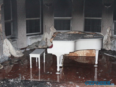 Дом семьи Симоненко после пожара. Фоторепортаж