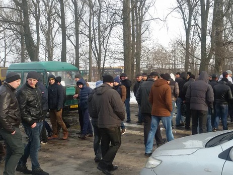 Во Львовской области шахтеры перекрыли трассу Львов – Рава-Русская с требованием выплаты зарплаты