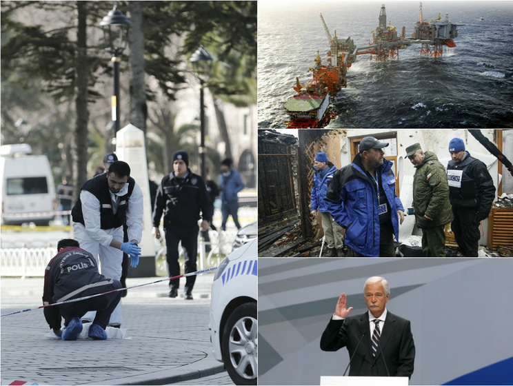 Теракт в Стамбуле, нефтяники терпят убытки, в Киеве обсуждают Минск-3, а ОБСЕ вооружается видеокамерами. Главное за день
