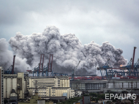 В Бразилии взорвался склад химических веществ