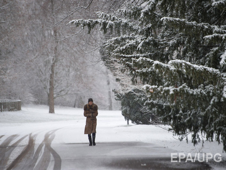 Укргидрометцентр: В Украине 16 января будет снегопад