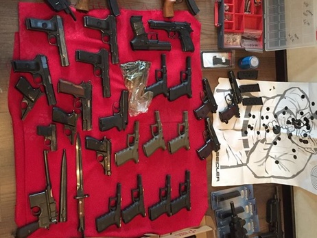 СБУ: Правоохранители перекрыли канал поставки огнестрельного оружия и боеприпасов из Европы