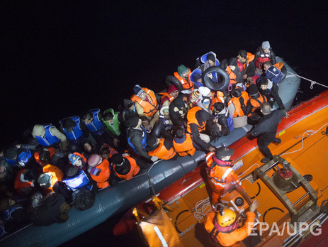 В Эгейском море затонули два судна с мигрантами