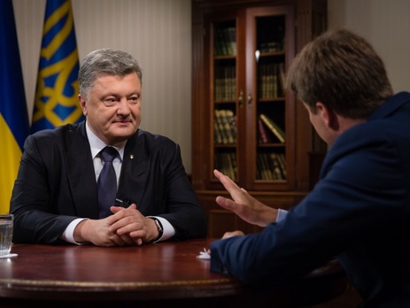 Сегодня в эфир выйдет интервью Порошенко