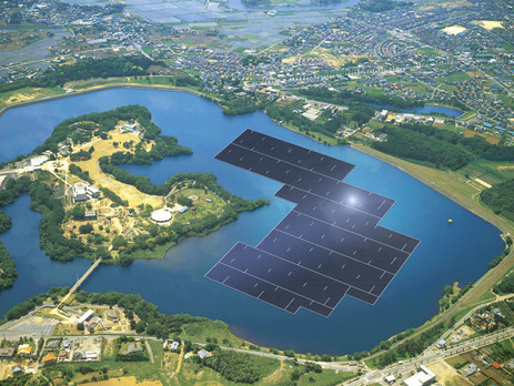 В Японии приступили к строительству самой мощной в мире плавучей солнечной электростанции