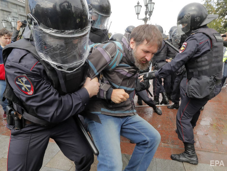 ﻿"ОВД-Инфо" уточнило кількість затриманих на акції в Москві – 1001 людина