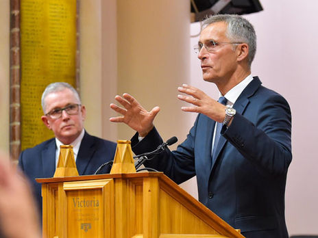 Столтенберг заявил, что аннексия Крыма – результат конкуренции великих держав