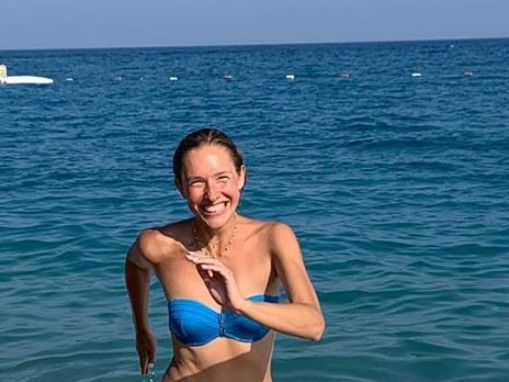 ﻿Осадча показала тіло в купальнику