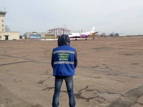 Аэропорт Житомир принял первый технический рейс после 25 лет простоя