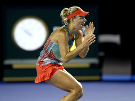 Немка Кербер сенсационно обыграла Серену Уильямс в финале Australian Open. Фоторепортаж