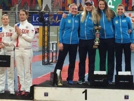 Украинские фехтовальщицы победили в финале этапа Кубка мира россиянок