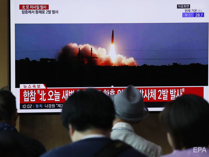 ﻿КНДР, імовірно, запустила дві балістичні ракети малої дальності – Південна Корея