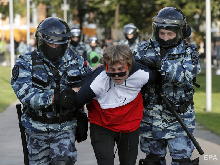 ﻿"За чесні вибори". У російських містах на акціях протесту затримали вже понад 200 осіб