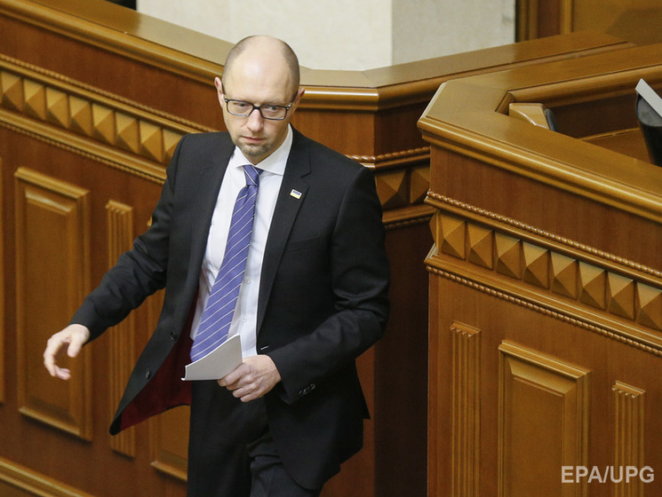 Яценюк: Правительство не потерпит политического давления 