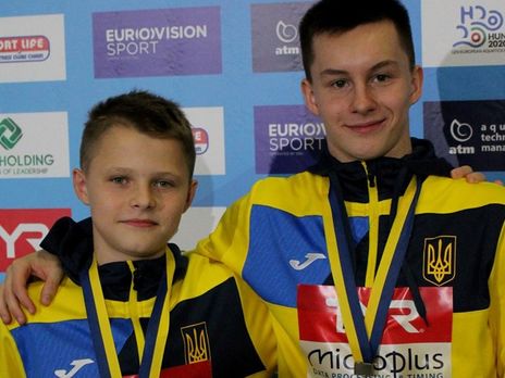 ﻿13-річний українець завоював золото чемпіонату Європи зі стрибків у воду і став наймолодшим чемпіоном в історії