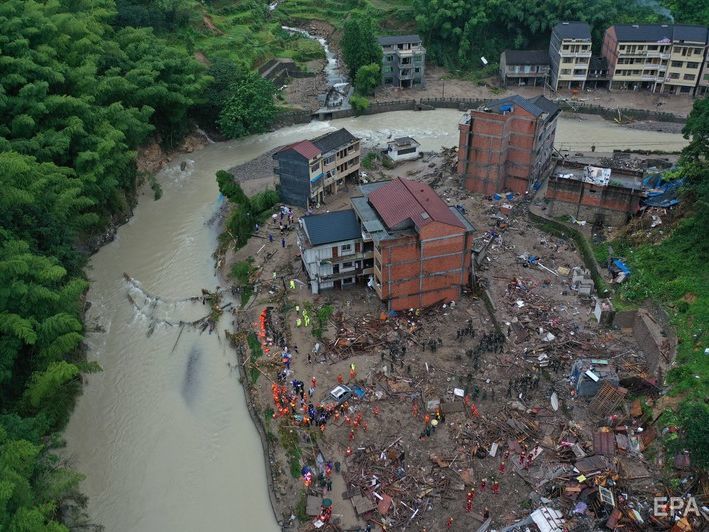 Жертвами тайфуна "Лекима" в Китае стали 44 человека