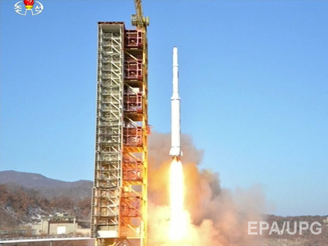 Северная Корея запустила ракету дальнего радиуса действия