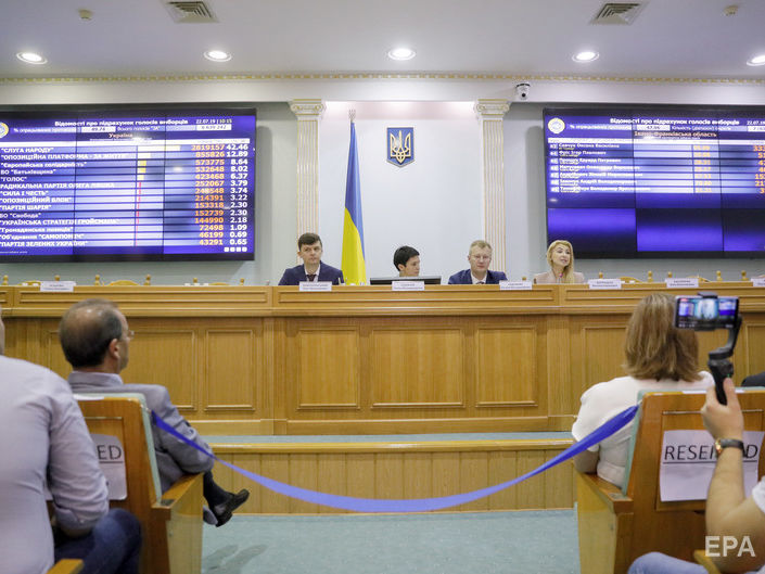 ЦИК зарегистрировал первых 25 нардепов Украины