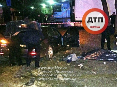 На преследуемом киевской полицией авто эксперты обнаружили более 20 пулевых отверстий – СМИ