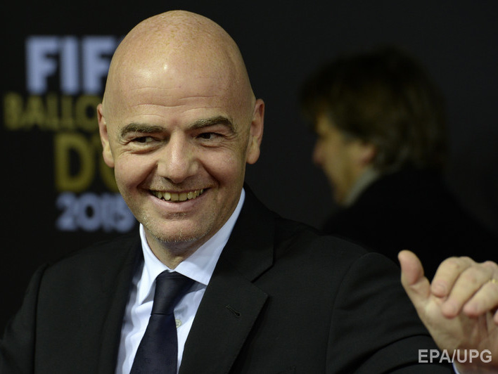 Украина поддержит генсека УЕФА Инфантино на выборах президента ФИФА