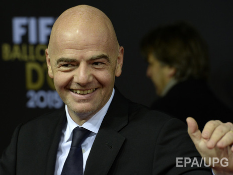 Украина поддержит генсека УЕФА Инфантино на выборах президента ФИФА