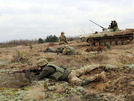 Во Львовской области инструкторы НАТО готовят украинских военных. Фоторепортаж