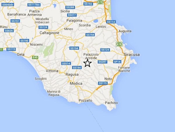 На Сицилии произошло землетрясение магнитудой 4,6
