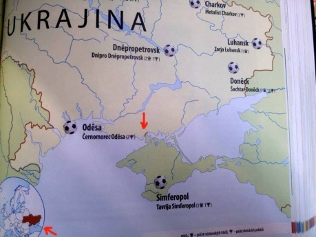 Чешское издательство извинилось за карту с Крымом в составе России