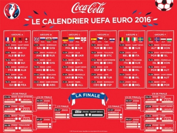 Французское представительство Coca-Cola перевернуло флаг Украины в турнирной таблице Евро-2016