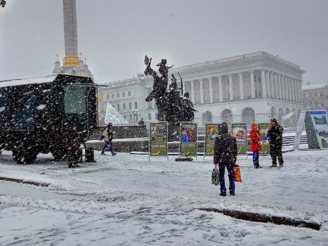 В Киеве начали работать передвижные агитационные пункты Национальной гвардии