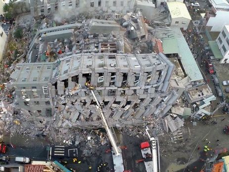 Землетрясение на Тайване: число погибших возросло до 108 человек