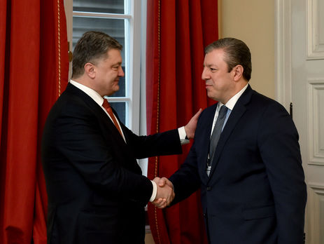 Администрация Президента: Порошенко пригласил премьер-министра Грузии посетить Украину