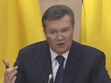 Янукович: Нынешняя власть нелегитимна, страну в тупик завели радикалы