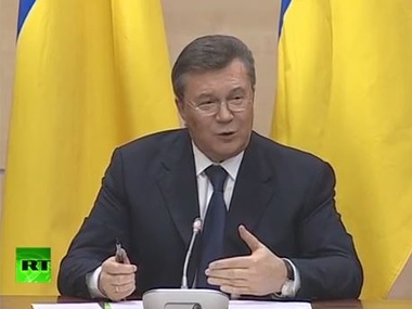 Янукович: Я никогда не давал приказов использовать оружие