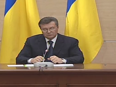 Янукович: Я жду международных гарантий своей безопасности для возвращения в Украину