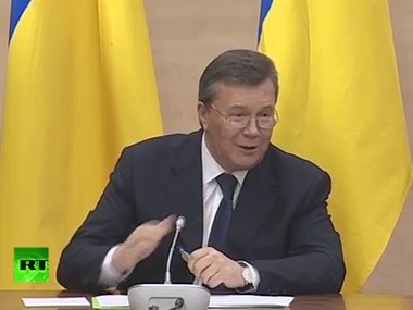 Янукович: В Россию мне помогли попасть законопослушные, патриотично настроенные офицеры