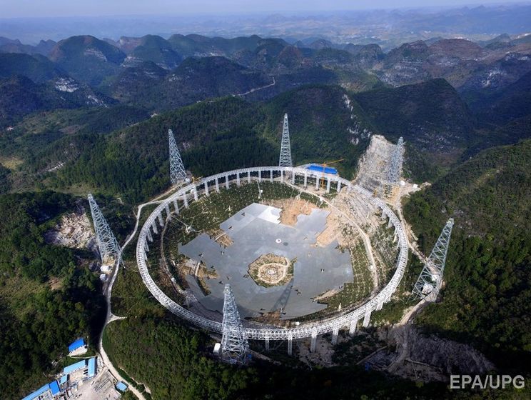 В Китае для строительства телескопа переселят 10 тысяч человек