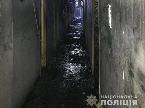 После пожара в одесском отеле 