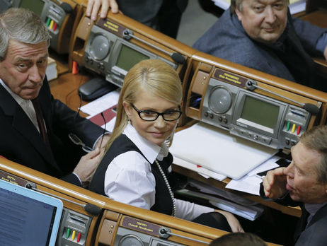 Тимошенко: Партия "Батьківщина" считает недопустимым продолжение пребывания в этой шайке