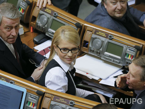 Тимошенко: За каждый голос против отставки Яценюка давали $1 млн